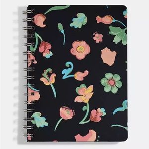COACH Spiral Notebook / Journal - Dreamy Land
Floral Navy - 160 Lined Pages